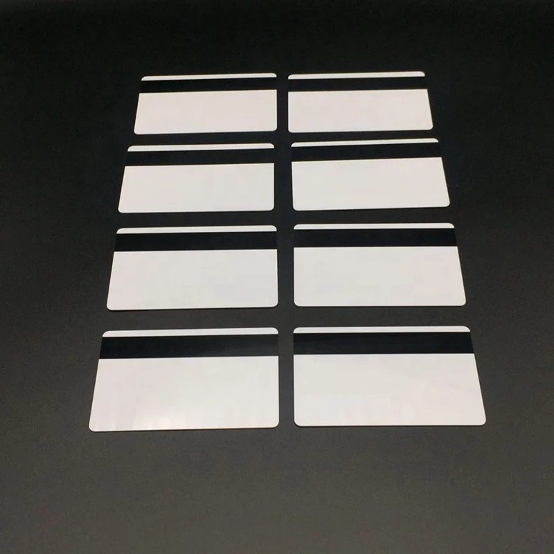 Blank 2750Oe Magnetic Stripe pvc Card