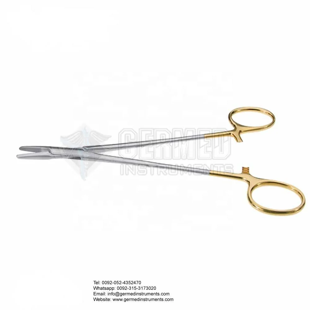 Sialkot Made Manufacturer Supplier Wholesale Best Price Mayo Hegar Needle Holder Tungsten Carbide 14cm By Germed Enterprises