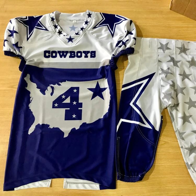 
Sublimation American football uniform american football jersey and pant tackle twill american football uniform 