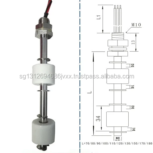 Wholesale stainless steel magnetic float type water level switch