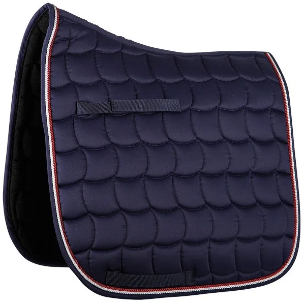 Custom Fabric English Dressage Saddle Pad Cotton Pony Logo Style Color Cob Lining Material Origin Foam Full