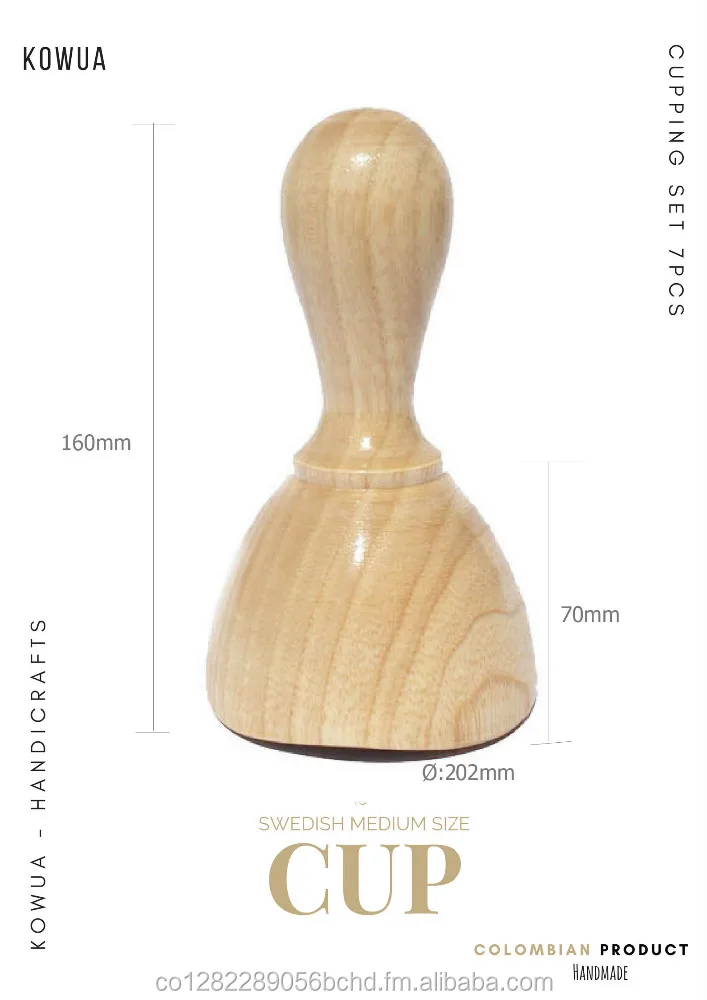 
Swedish Roller Cup Massager, wood therapy massager 