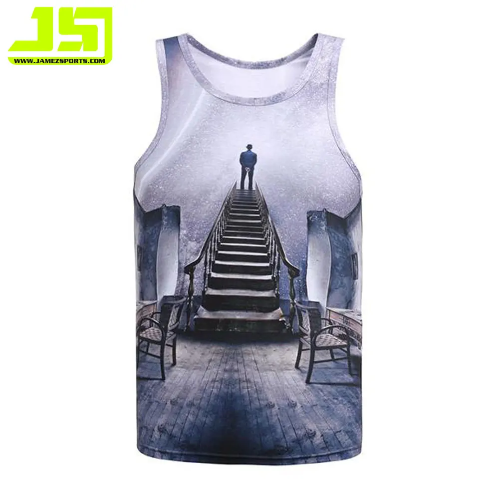 Newest Style Sublimation Men Tank Top