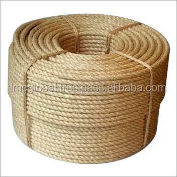 3 Strands Twisted Jute Rope, Jute Twine for 4 mm - 50 mm.
