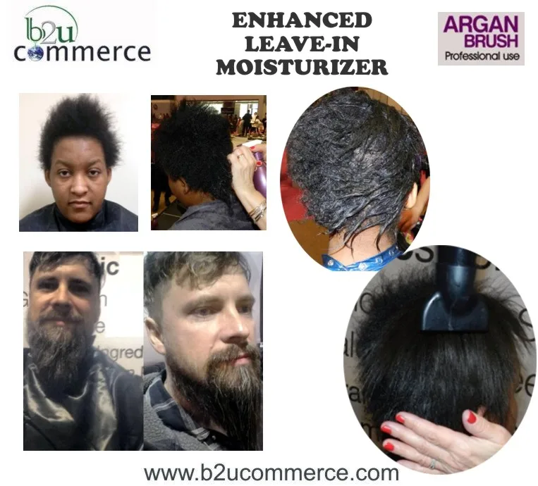 
ARGAN BRUSH - Hair Straightening System - High Quality Brazilian New Keratin permanent straightening hair treatment 