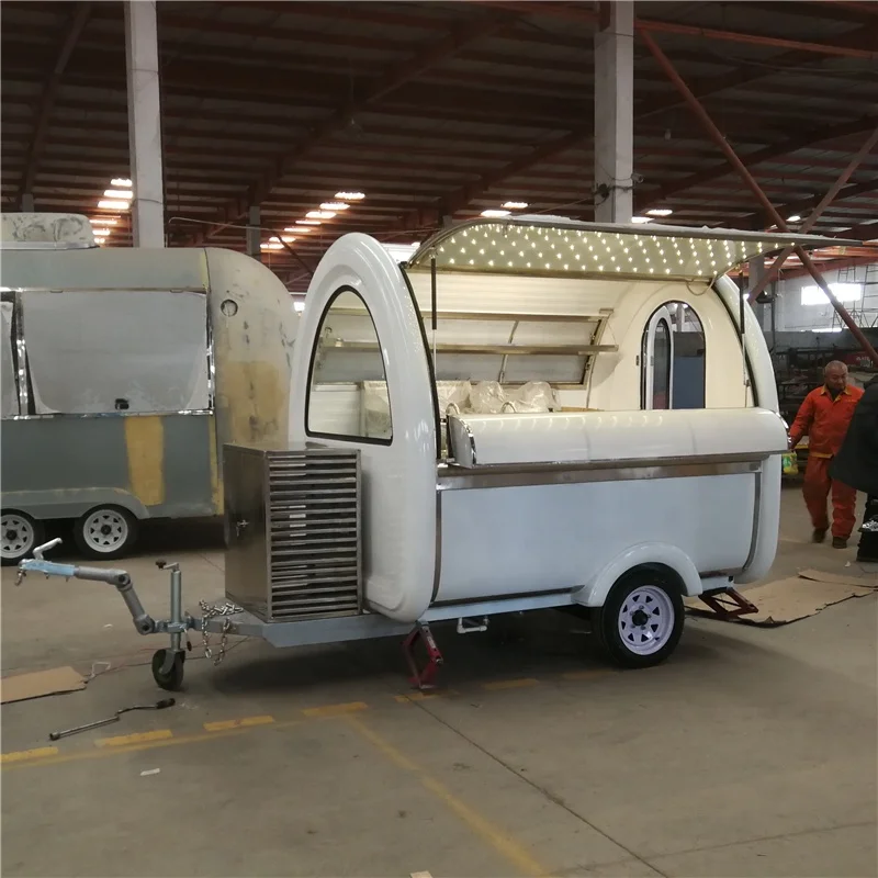 catering street food kiosk mobile fast food trailer