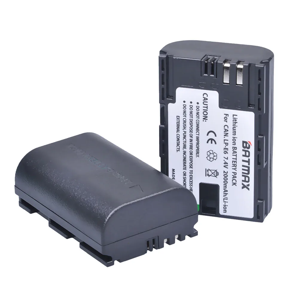 Wholesales LPE6 LP-E6 LP E6 LP-E6N Camera Battery For Canon EOS 5DS 5D Mark II Mark III 6D 7D 60D 60Da 70D 80D DSLR EOS 5DSR
