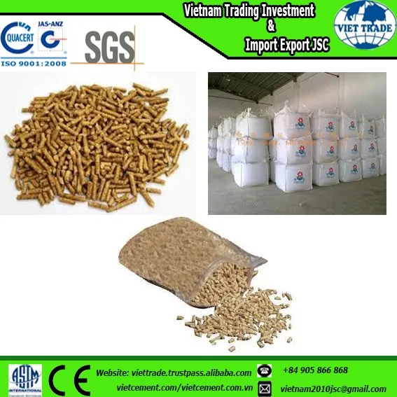 Price of VietNam high quality wood pellet