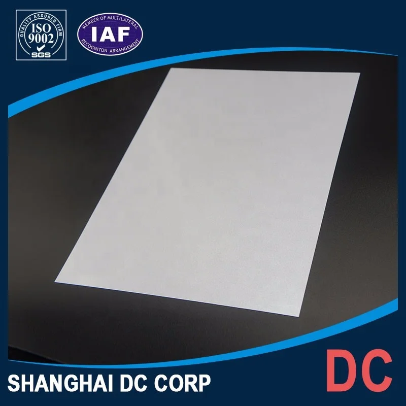 White, gold and silver inkjet printing PVC Sheet plastic sheet For Id Cards