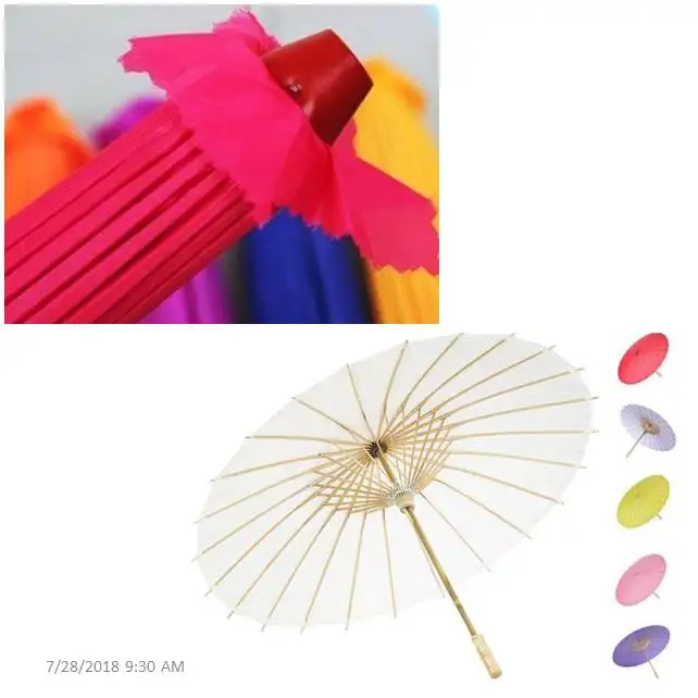 Ручная Роспись Шелковый бамбуковый зонт