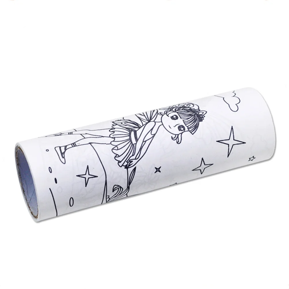 2019  kid educational self adhesive sticker coloring book paper roll for family