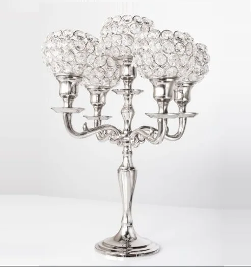 crystal candelabra wedding centerpieces for table