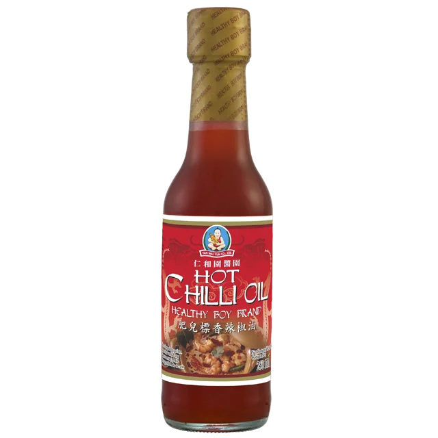 
 Здоровый мальчик бренд-чили масло  