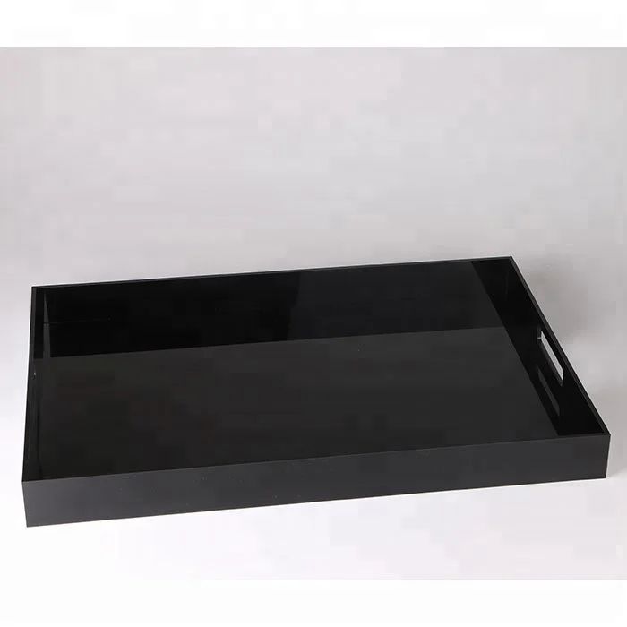 Прозрачный акриловый двойной поднос с буквами элегантный недорогой высококачественный глянцевым покрытием оптовая