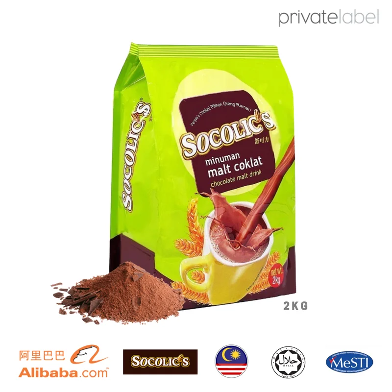 
Instant Chocolate Malt Powder Beverage Cacao Drink 3in1 