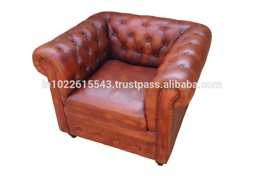 Industrial Design Chesterfield 1 seater Sofa