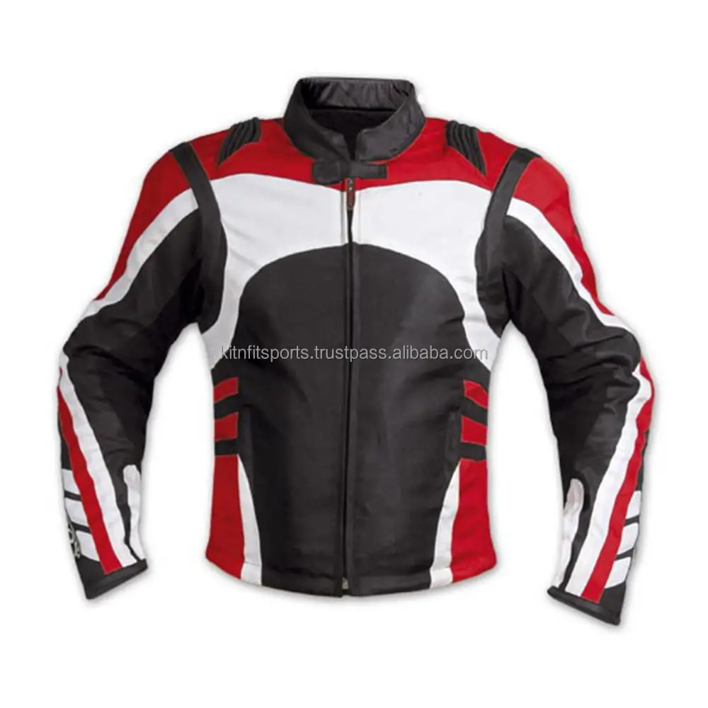 Wholesale Motorcycle Jacket Men Waterproof Motorbike Motocross Riding Protective Clothes Custom Made Leather Jacket