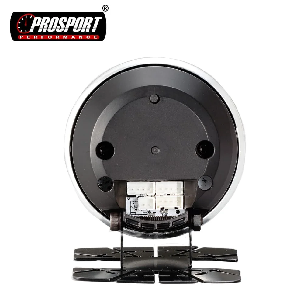 universal 52mm white and amber color LED display 50 - 150 Celsius oil temp temperature gauge for automobile car vehicle tuning