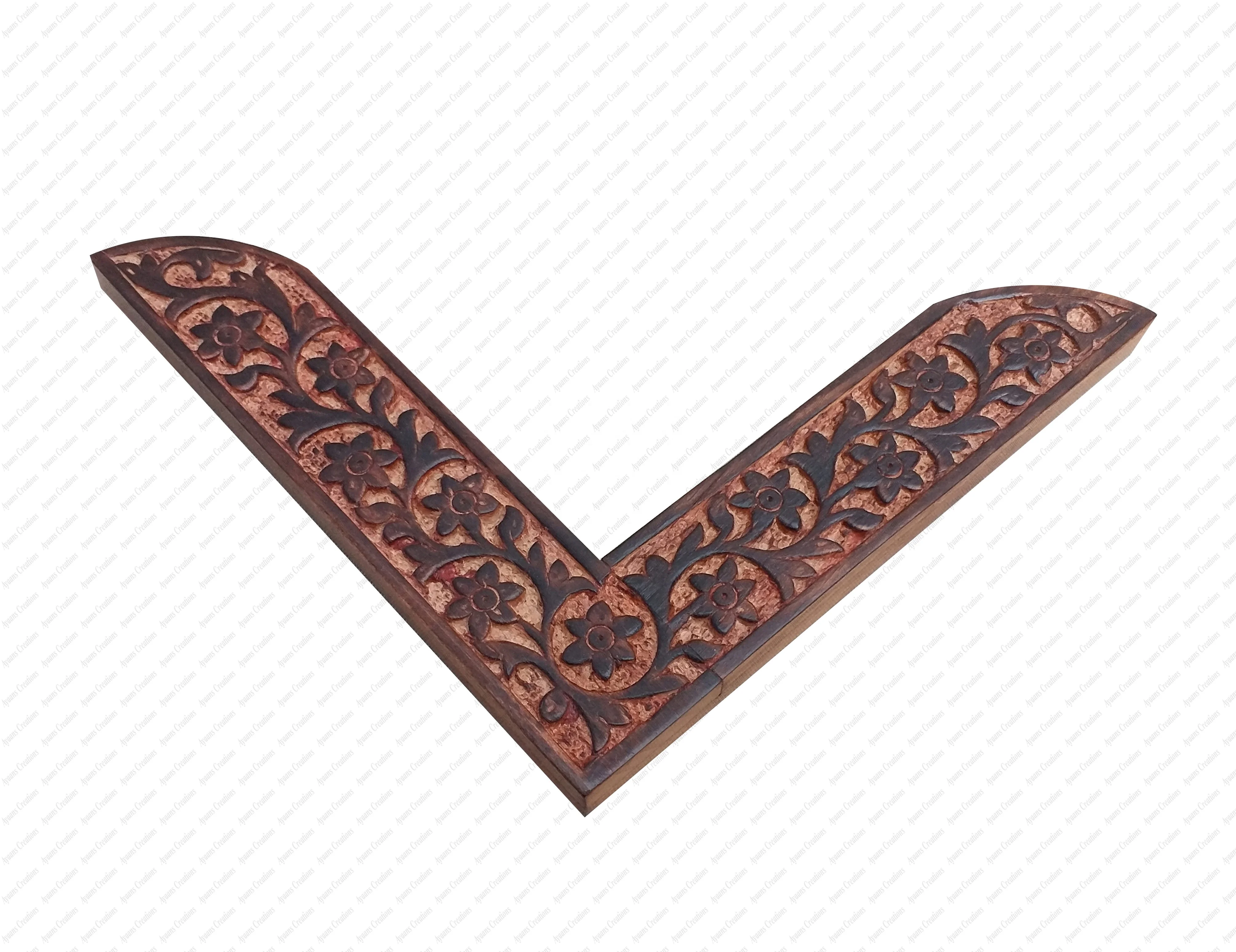 Wooden carved Masonic big Square for Office and Wedding Decorative Use Promotional Electronic and Office Product Pattern