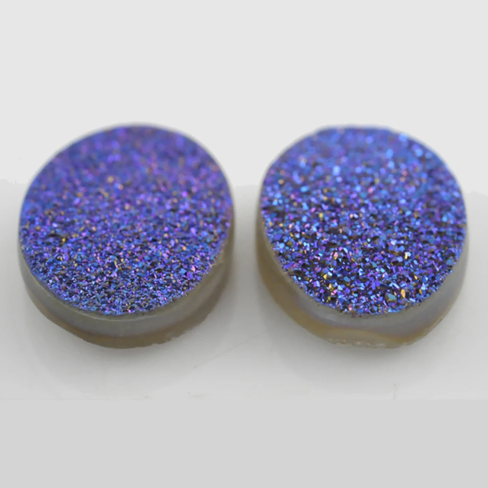 High Quality Titanium Coated , Druzy Agate Quartz Drusy Agate Quartz Flat Window Manufacture & supply wholesalers & Exporters