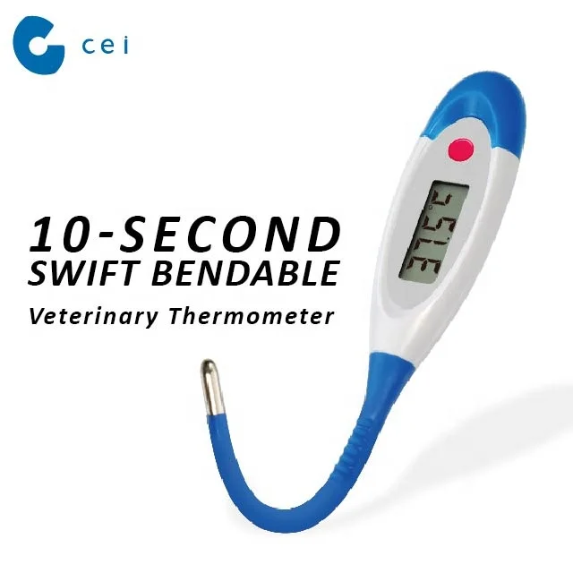 NEW Pet Products Bendable Waterproof Thermometer Veterinary Equipment Temperature Gauge