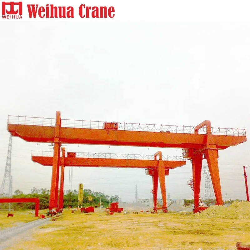 Weihua 16t 32t double beam girder gantry crane a5 a7 working duty for paper mill