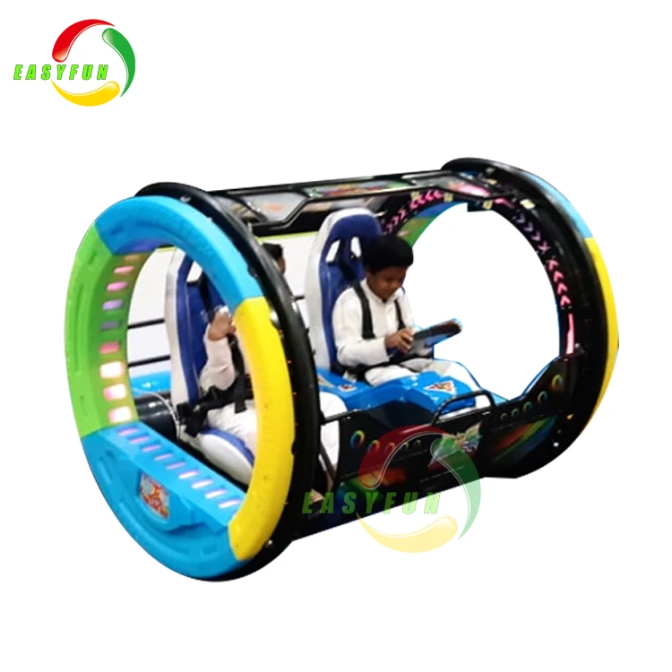 2019 New 360 Degree Rotation Adult And Child Ride Swing Happy Rolling Car