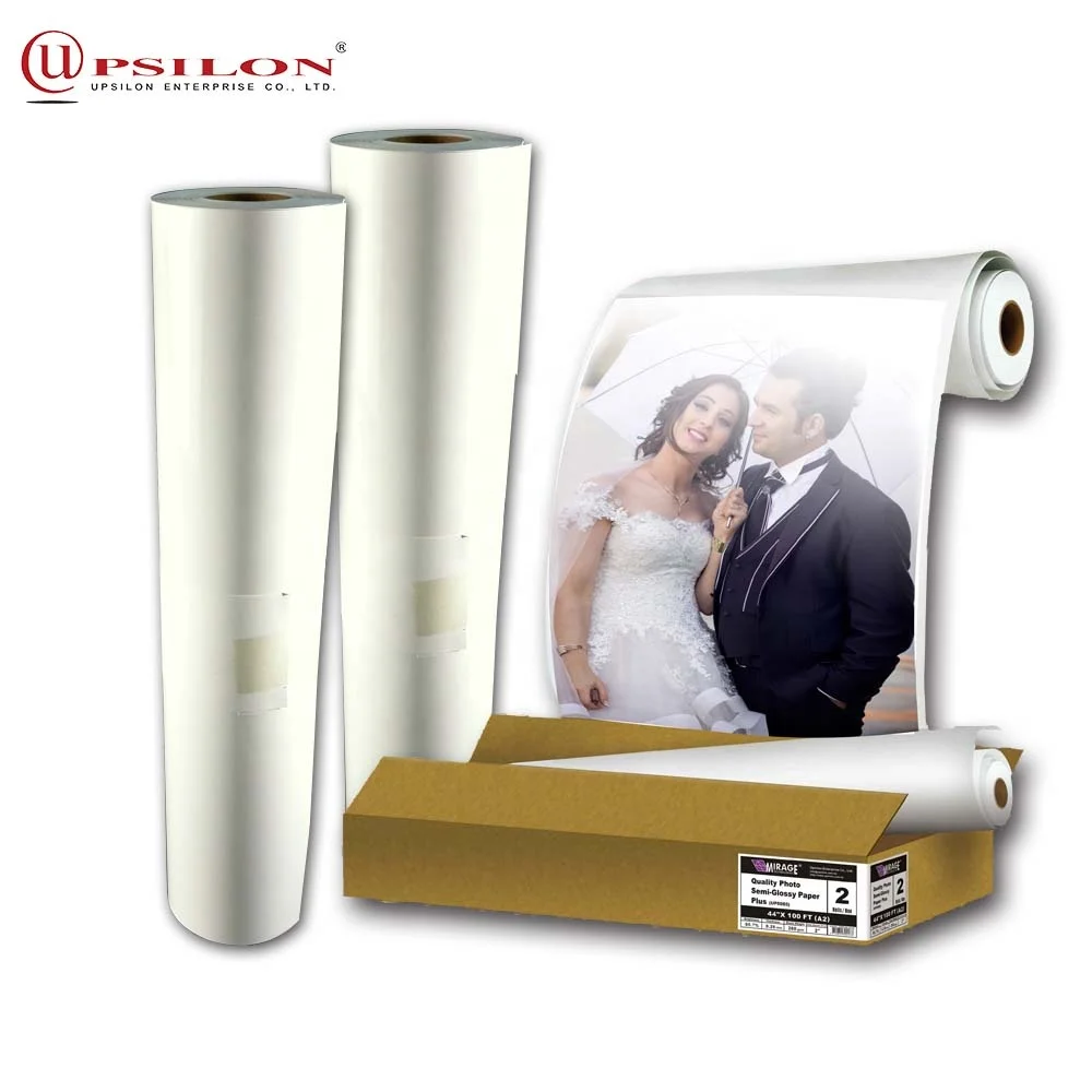 Wholesale 260G Inkjet Roll Semi Gloss Thermal Photo Paper
