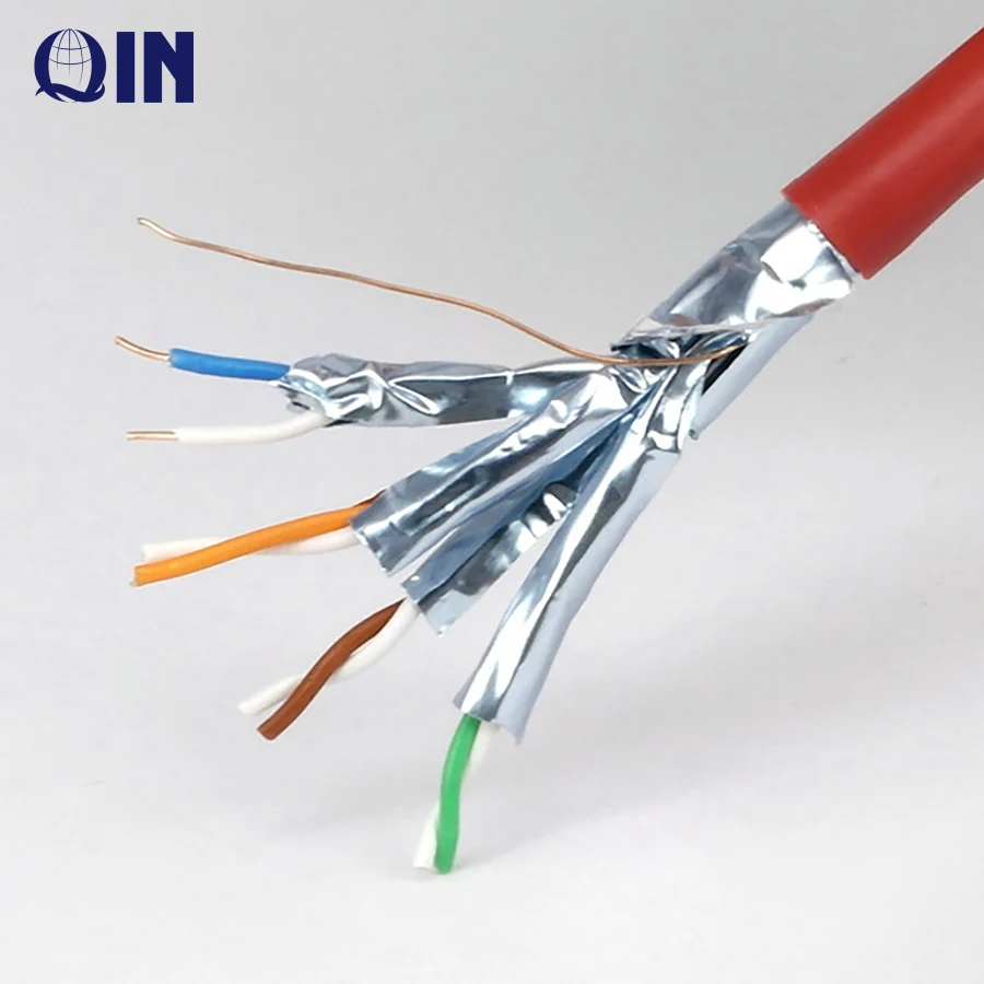 Best Quality Cat7 SFFTP  Network Cable  Bare Copper 100% DTX-1800 Test Passed