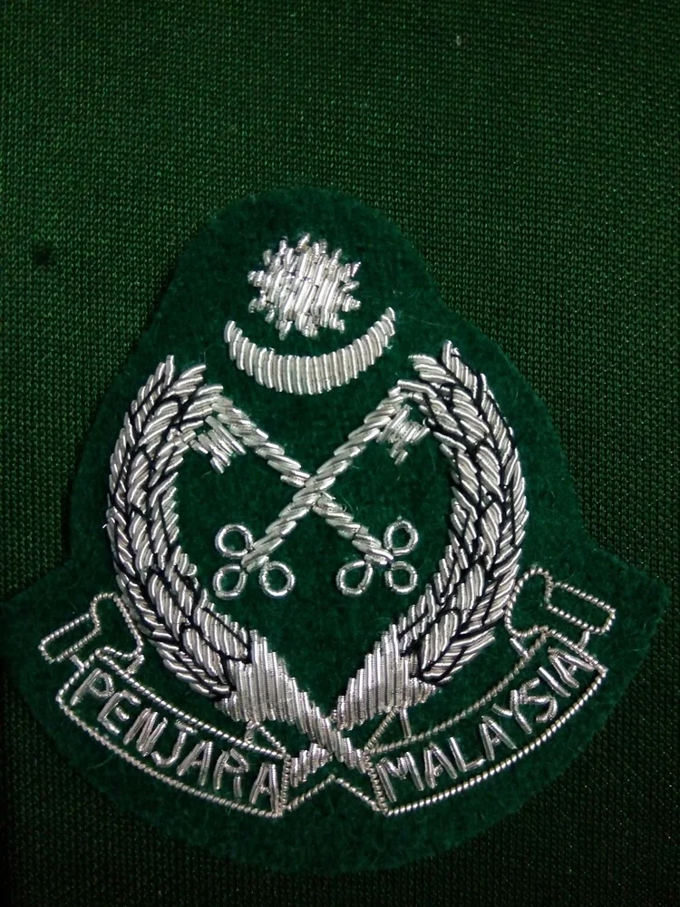 Wholesale Malaysia Bullion Wire Blazer Badges Patches