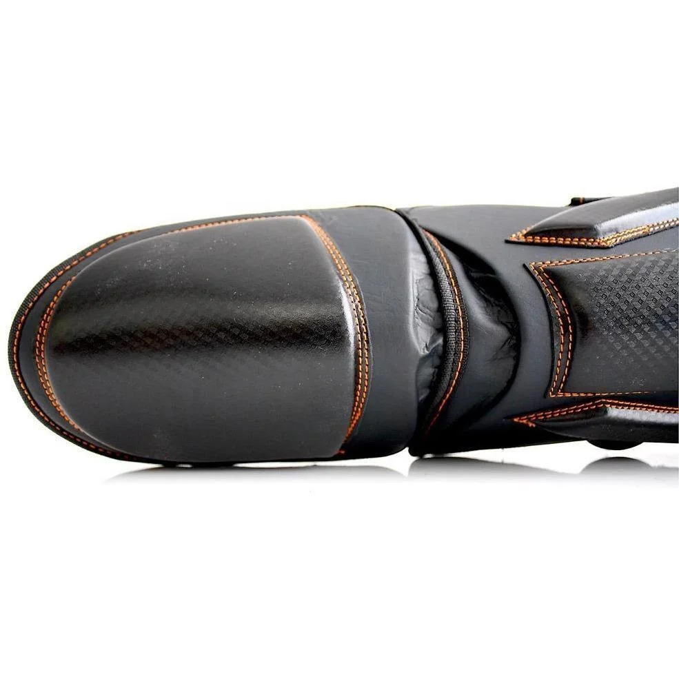 2019 Unique Design black shin guard mma muay thaiCustom boxing shin guard  leg warmer bowling machine jockstrap ankle weigh