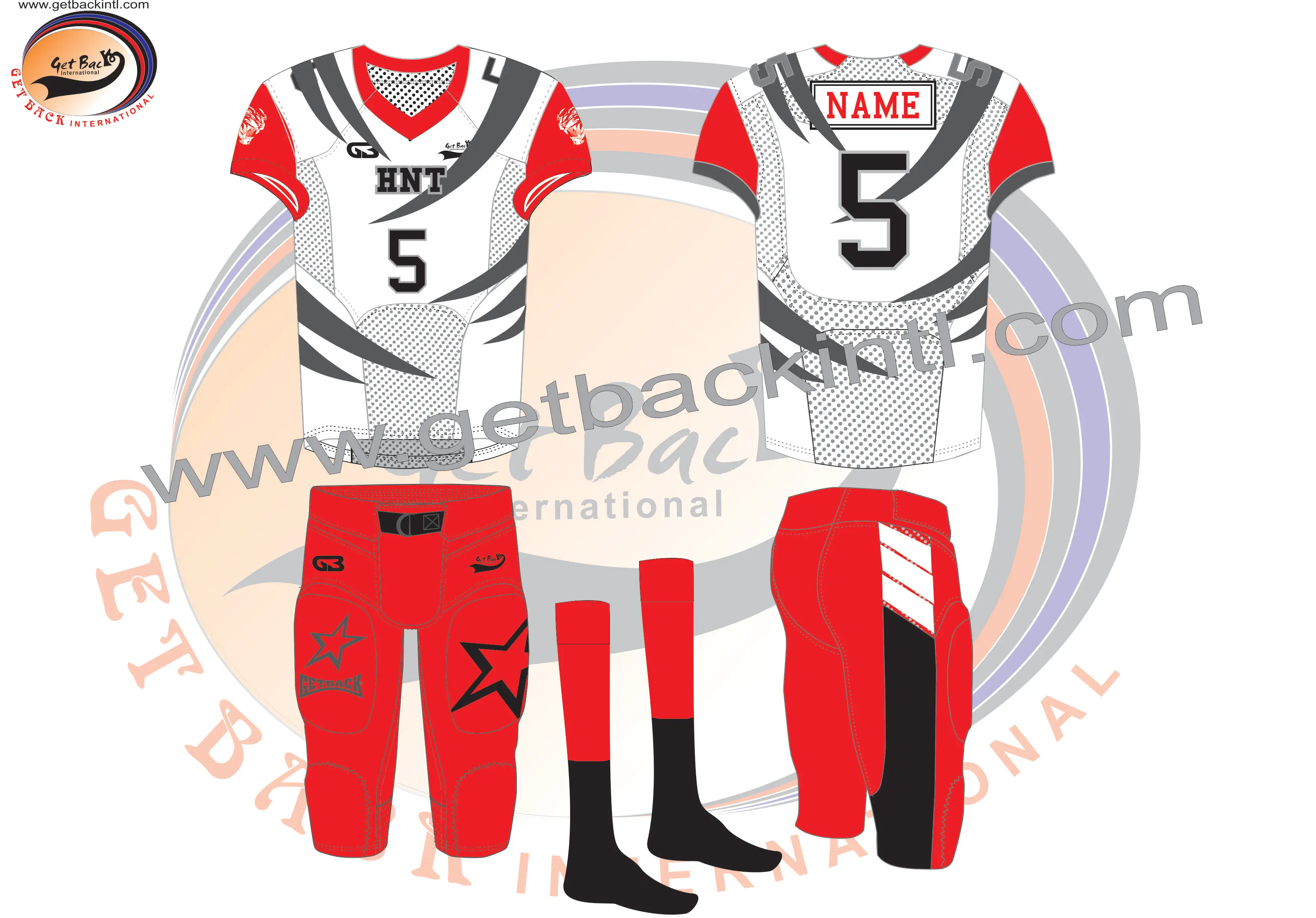 Latest American Football Uniforms with Sublimation Printing Polyester Spandex 450 Gsm /Tackle Twill Embroidery Football Uniforms