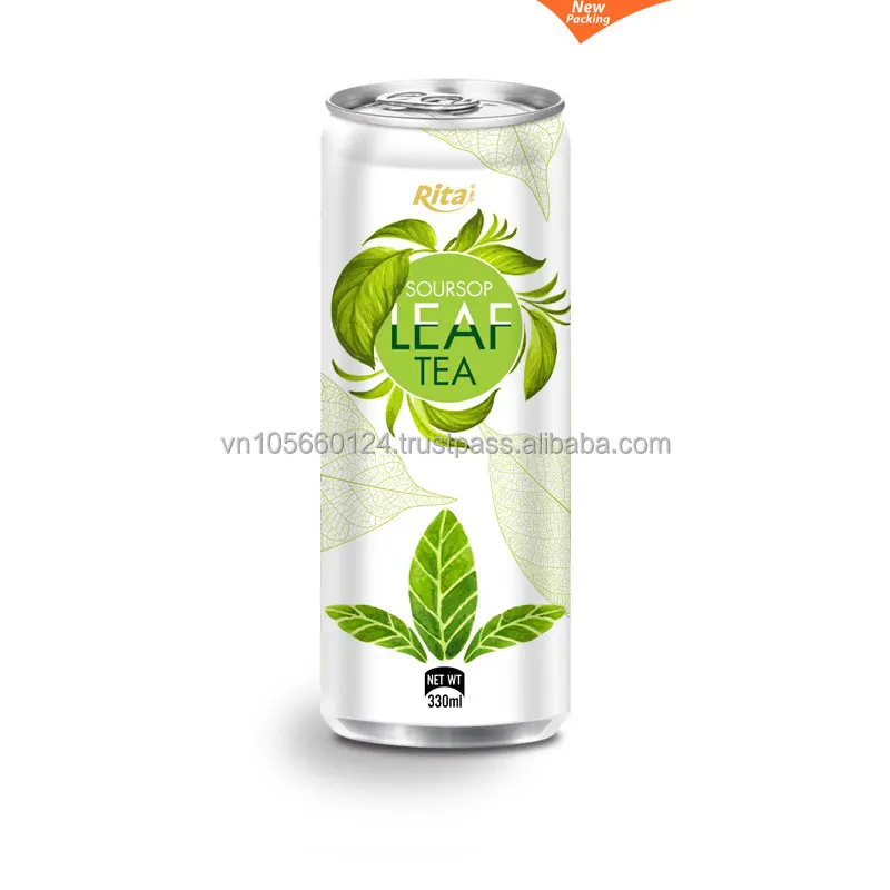 Supplier 330 ml Canned Soursop Leaf Tea Drink