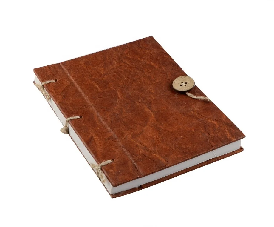 Handmade Paper Journal Eco-Friendly Notebook 100 % handmade Diary sketch book or yoga journals for gifting him or her