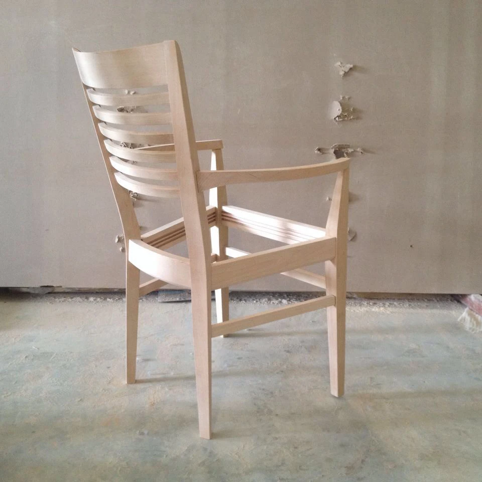 Beech arm chair frame