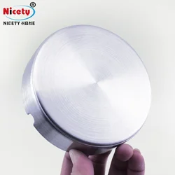 Hot sale wholesale round custom manual high quality metal stainless steel ashtray with lid globe ashtray