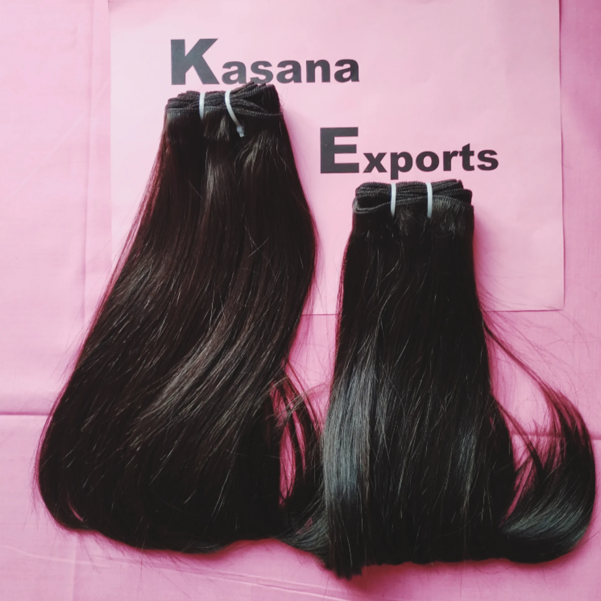 
Unprocessed Indian Bodywave temple human hair Kasana Exports India 