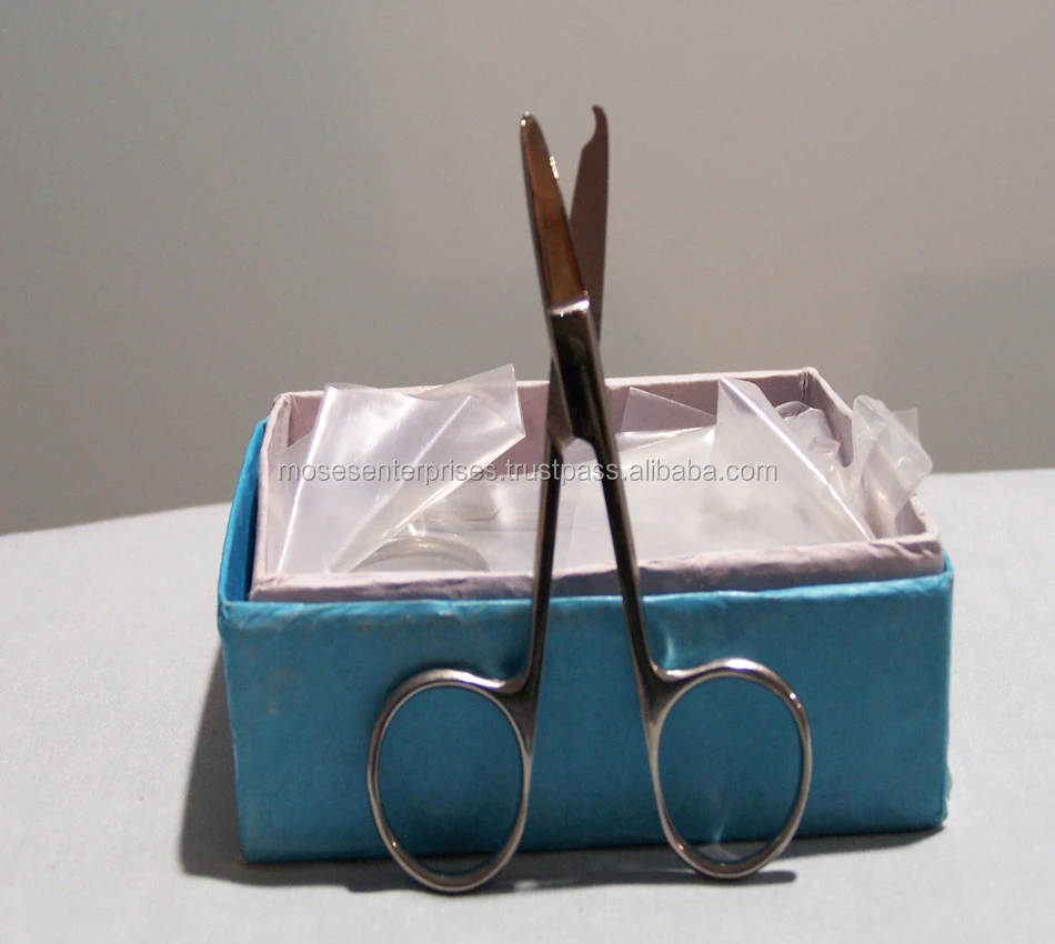Cheap Prices Stitch Scissors Surgery Scissors Cutting Scissors Metal OEM Customized Steel Box Logo