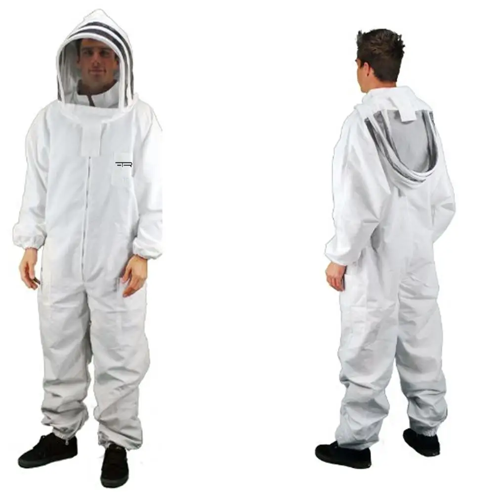 Bee-keeping Suit/ Protective Bee Suits Simple Cotton Polyester Bee Keeping Suit RNF GROUP RF-B1001 White PK