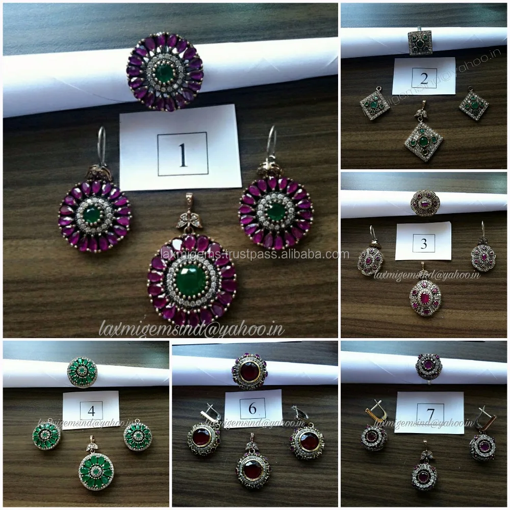 CZ Beautifully Jewelry Indian wholesale necklace jewelry