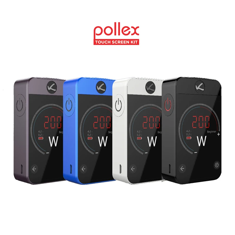 
Oled Big Screen 2.4 inches Vape Box Mod 230W POLLEX 3500mAh Built-in Battery 