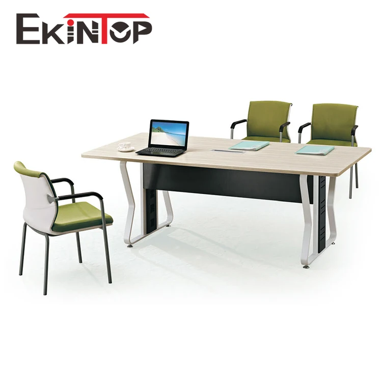 MELAMINE + METAL CONFERENCE DESK for style KM932