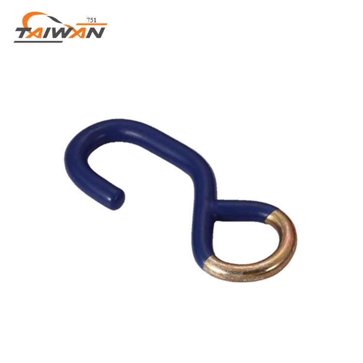 
tow strap tie down PE safety bulk black s hooks 