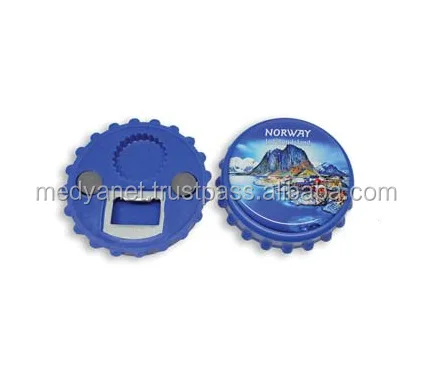 OEM Custom Design High Quality Mgnetic Bottle Opener Souvenir Tourist Magnets Epoxy Refrigerator Fridge Magnet