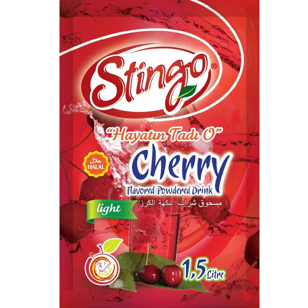 Cherry Flavored Instant Powder juice Soft Drink  9 gram