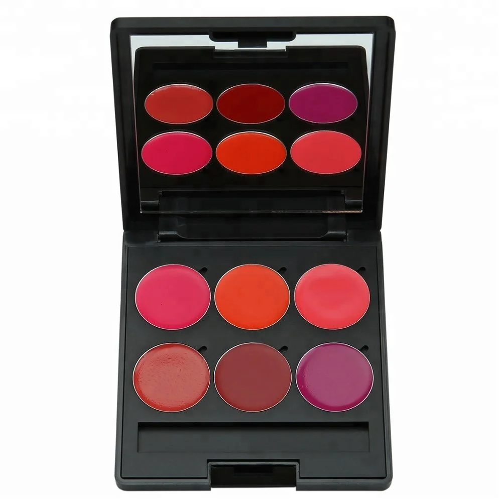 Lip color palette, lipstick, 6 colors, Korean makeup brand
