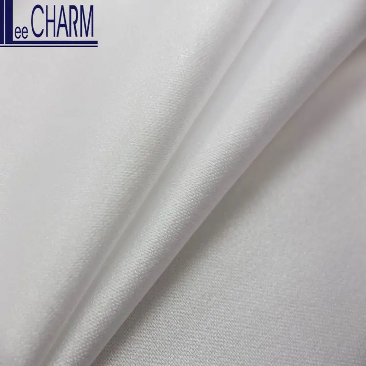 CS630 Wholesale Taiwan White Bridal Gown Dress Fabric For Bridal