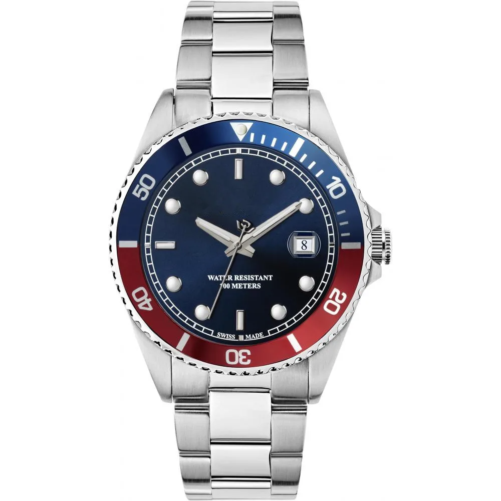 Часы из нержавеющей стали Мужские автоматические часы 100 м водонепроницаемые с пользовательским дизайном и принимаются небольшие заказы