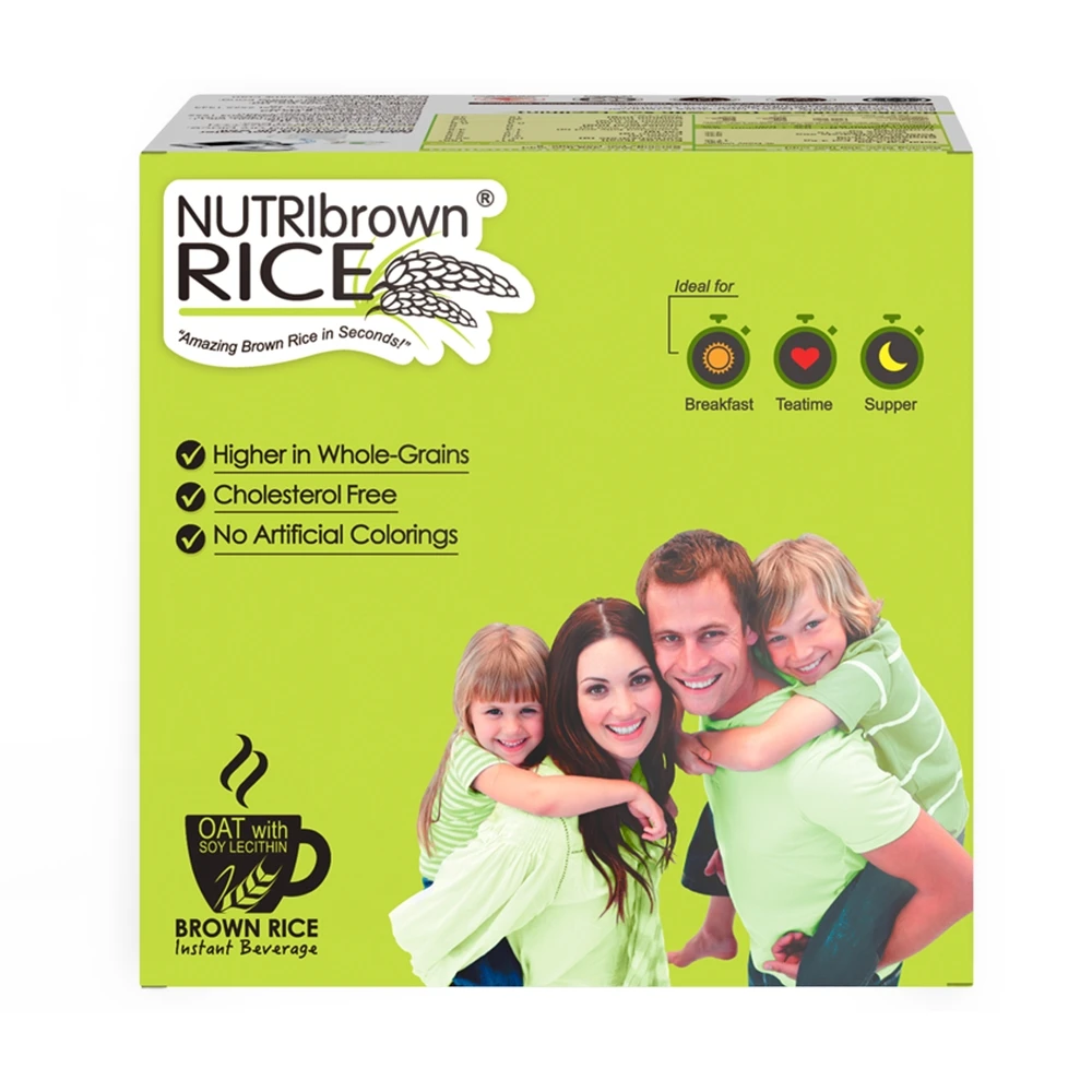 
Instant Brown Rice Drink Beverage Oat with Soy Lecithin Flavor 
