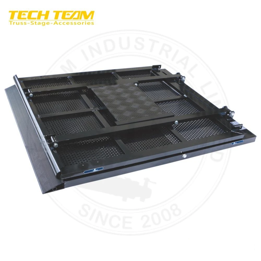 Folded Quick Lock Aluminum Barrier For  Event Show Concert